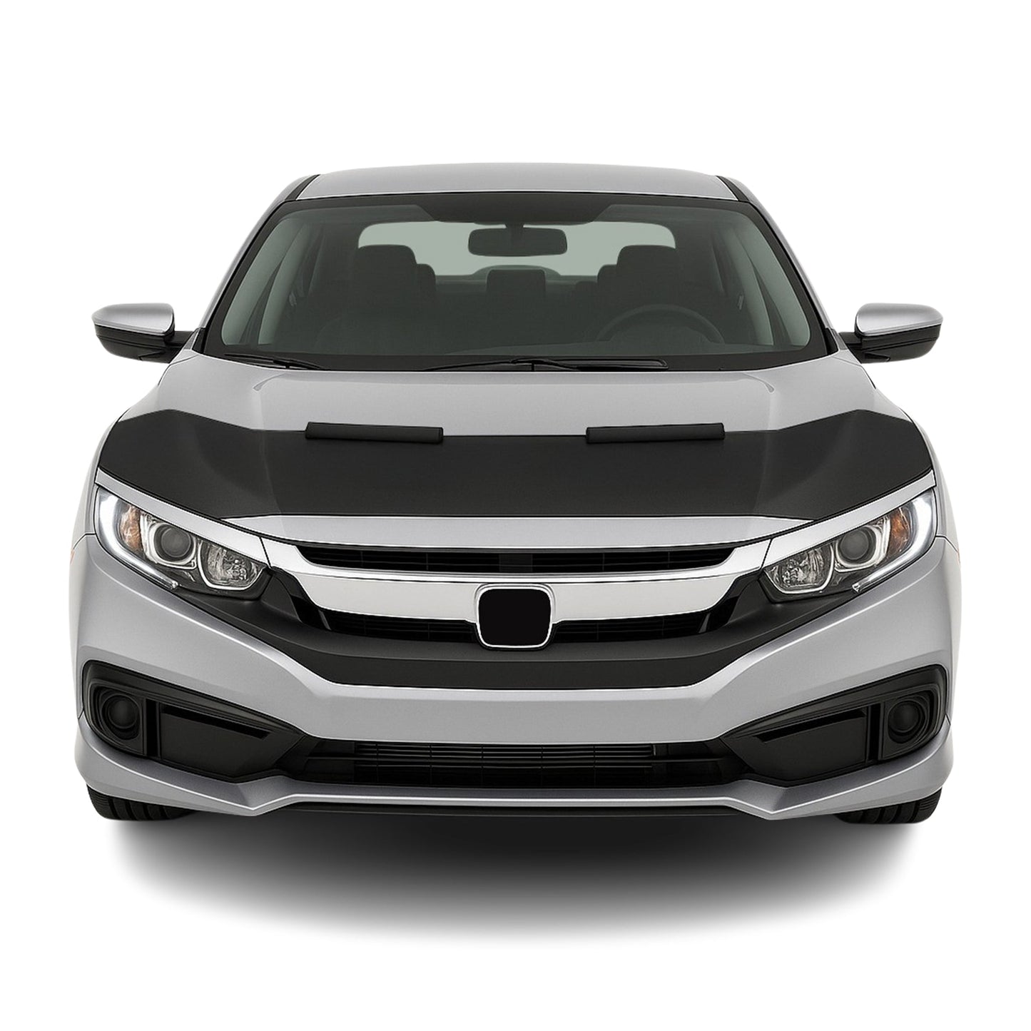 Protecție capotă anti-ciobire pentru Honda Civic FC 2017-2022, jumătate neagră