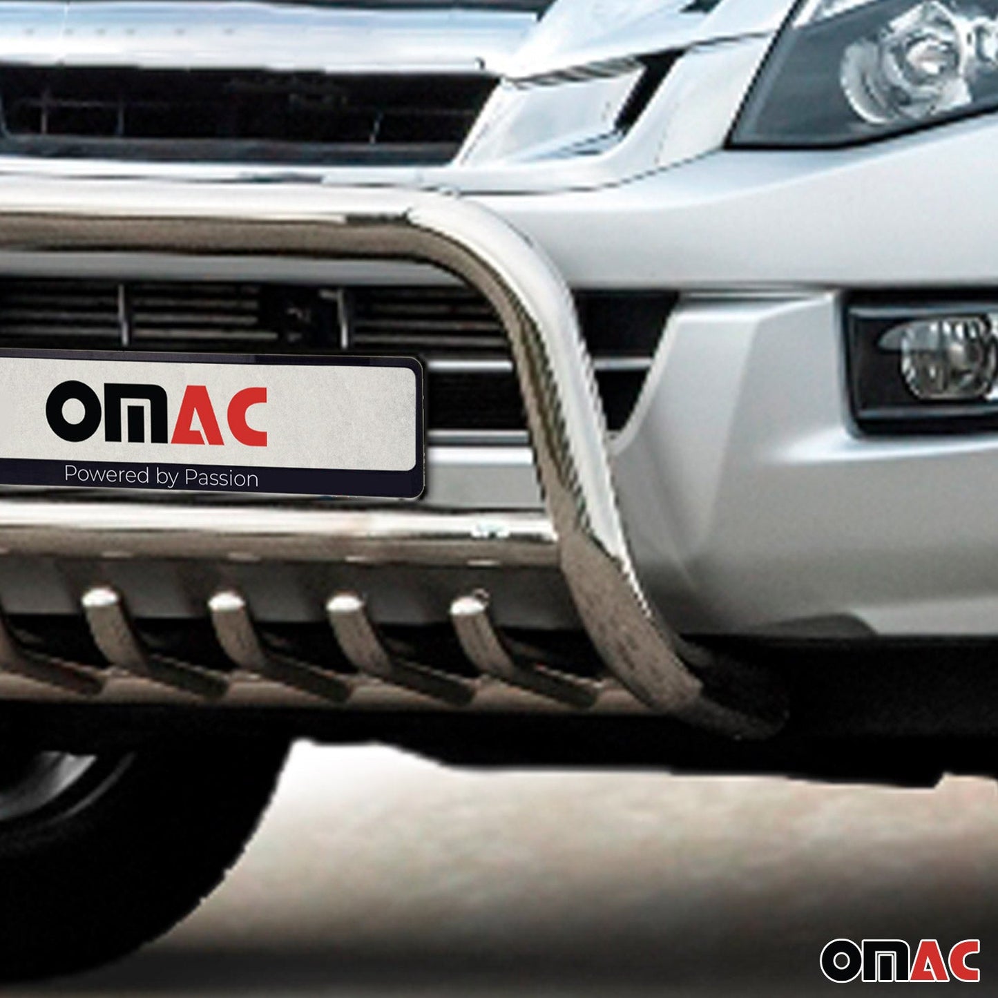 Bară de protecție față din oțel inoxidabil pentru Isuzu D-Max 2012-2019, omologată ABE, protecție argintie