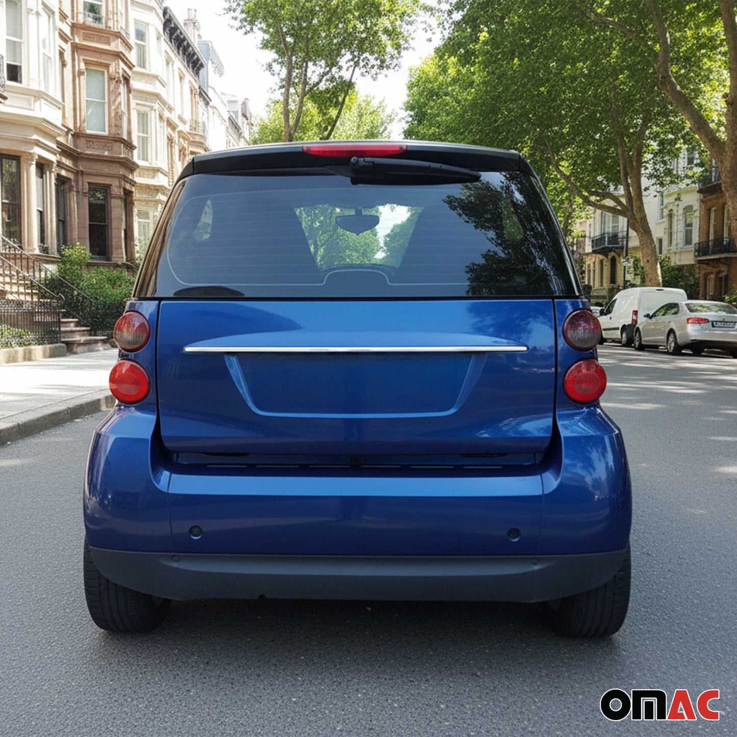 Heckklappe Kofferraumöffner Griff für Smart ForTwo 2007-2015 Edelstahl Chrom