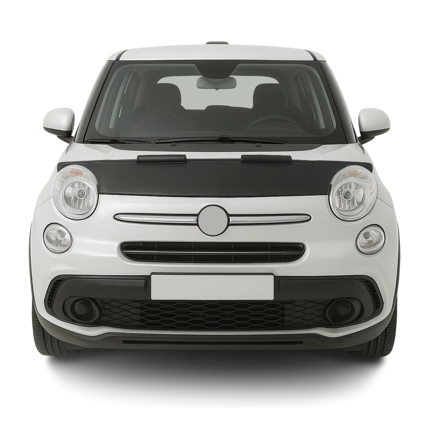 Protecție capotă auto pentru Fiat 500L 2013-2021, jumătate neagră