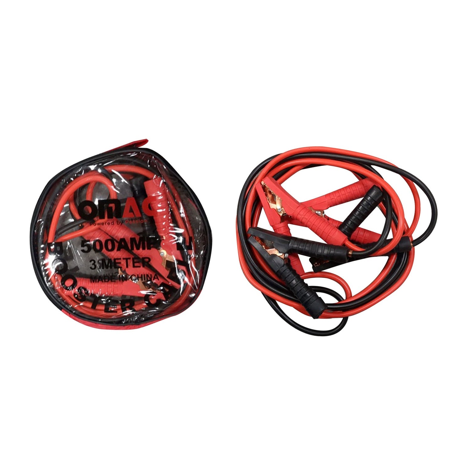 2x Cabluri de pornire auto 3M, cabluri de pornire asistată 500A, cabluri de pornire și încărcător