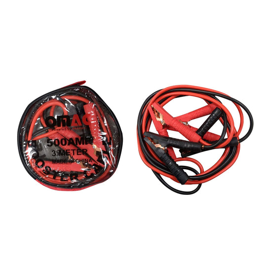 2x Cabluri de pornire auto 3M, cabluri de pornire asistată 500A, cabluri de pornire și încărcător