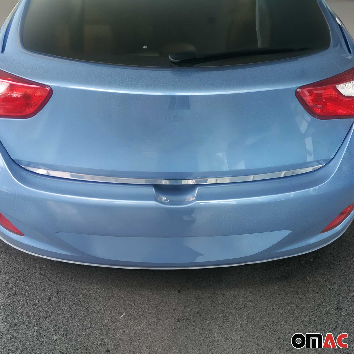 Bandă decorativă portbagaj, bandă decorativă spate pentru Hyundai i30 hatchback 2011-2015, oțel inoxidabil
