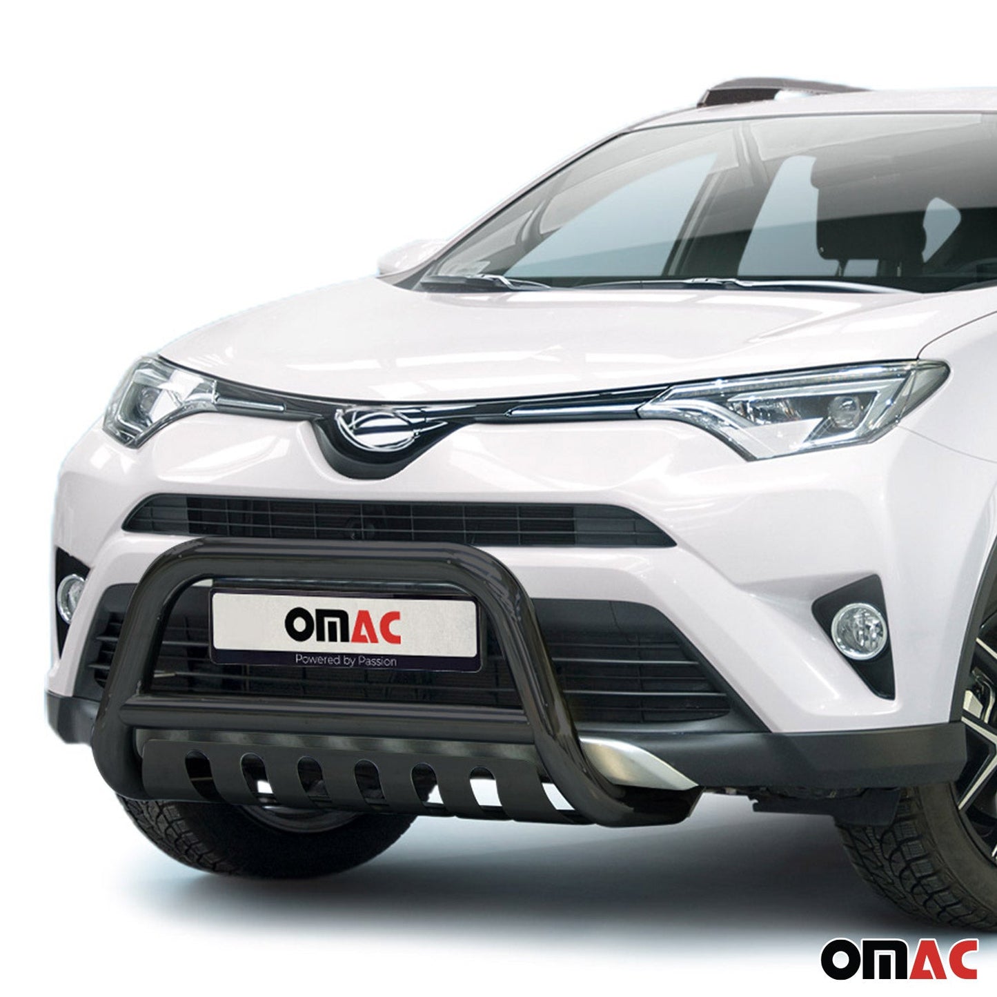 Bară de protecție față pentru Toyota RAV4 2016-2025, oțel inoxidabil cu ABE (omologare de tip germană), neagră