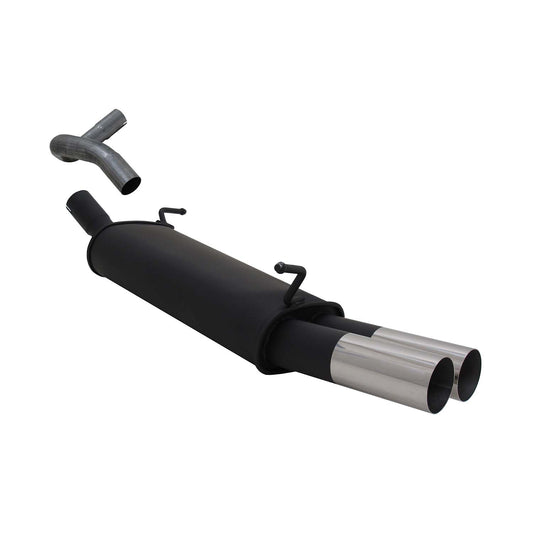 Novus Sportauspuff für Seat Ibiza 6L 2x76mm RL-Design Endschalldämpfer