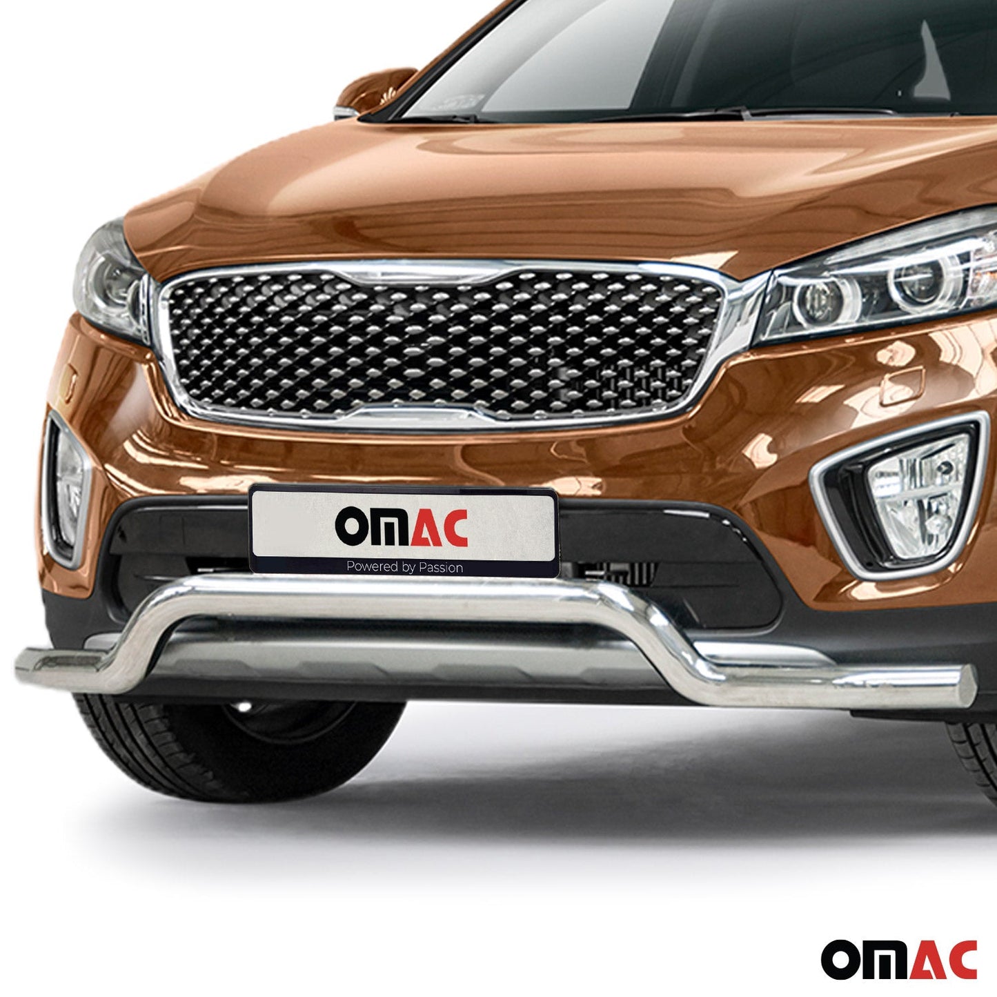 Bară de protecție față, bară de protecție față pentru Kia Sorento 2015-2018, oțel, omologat ABE, argintiu