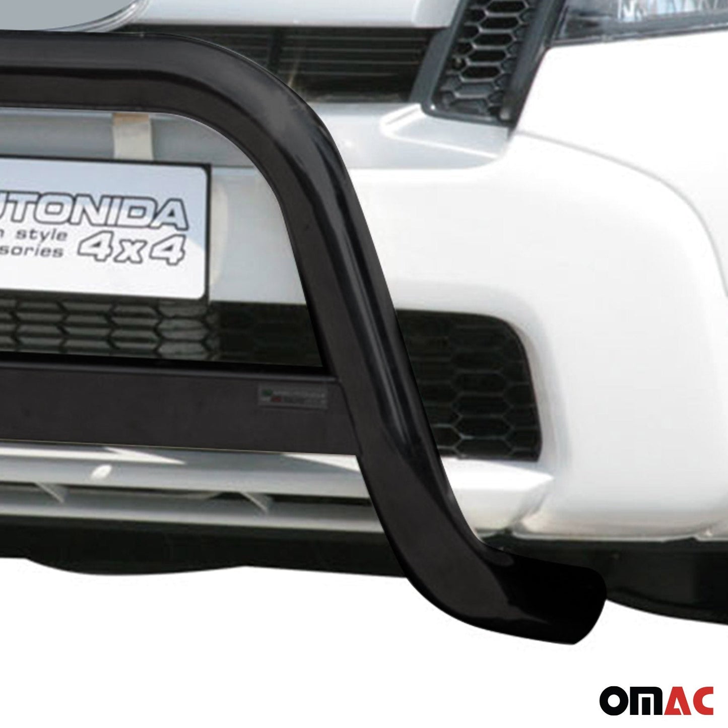 Bară de protecție/buton față pentru Ford Ranger 2009-2011, oțel negru, ø63mm