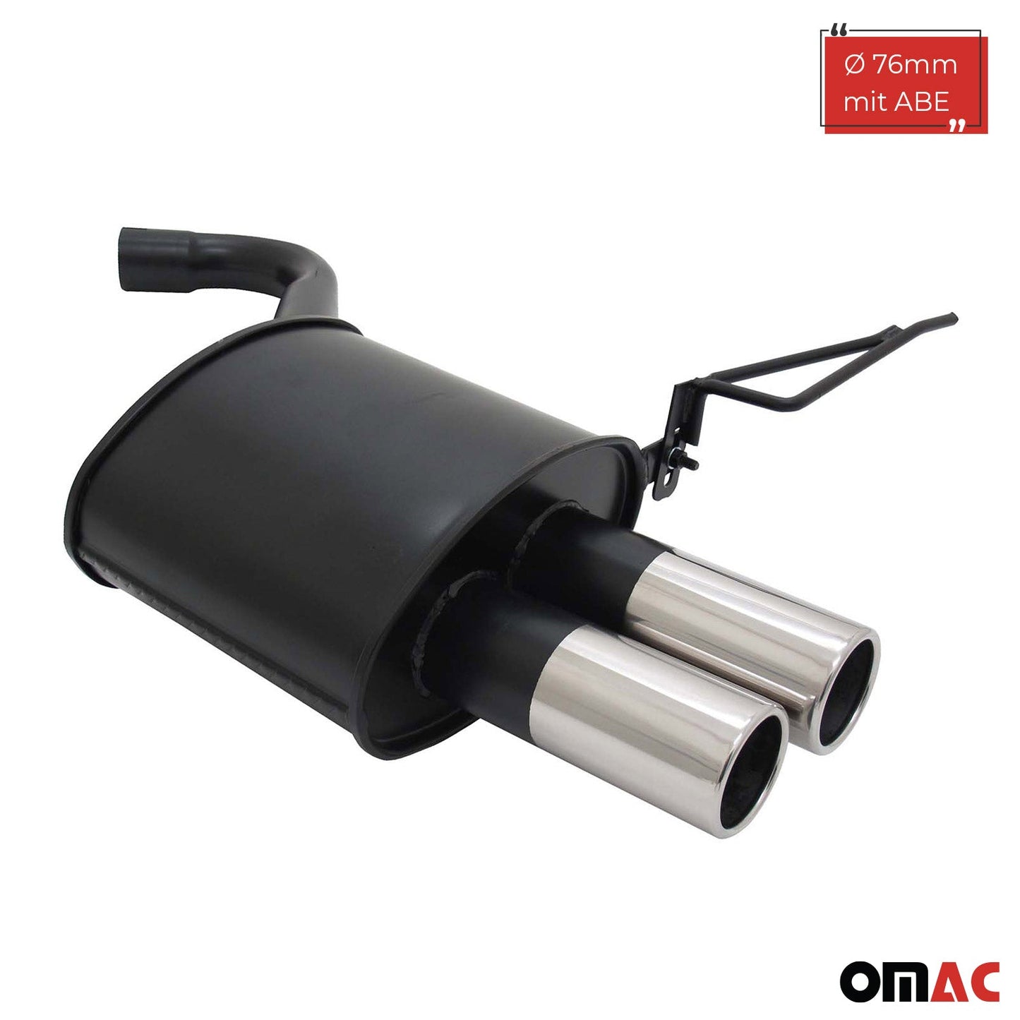 Evacuare sport Novus pentru BMW E90 / E91 Tobă spate 2x76mm cu ABE