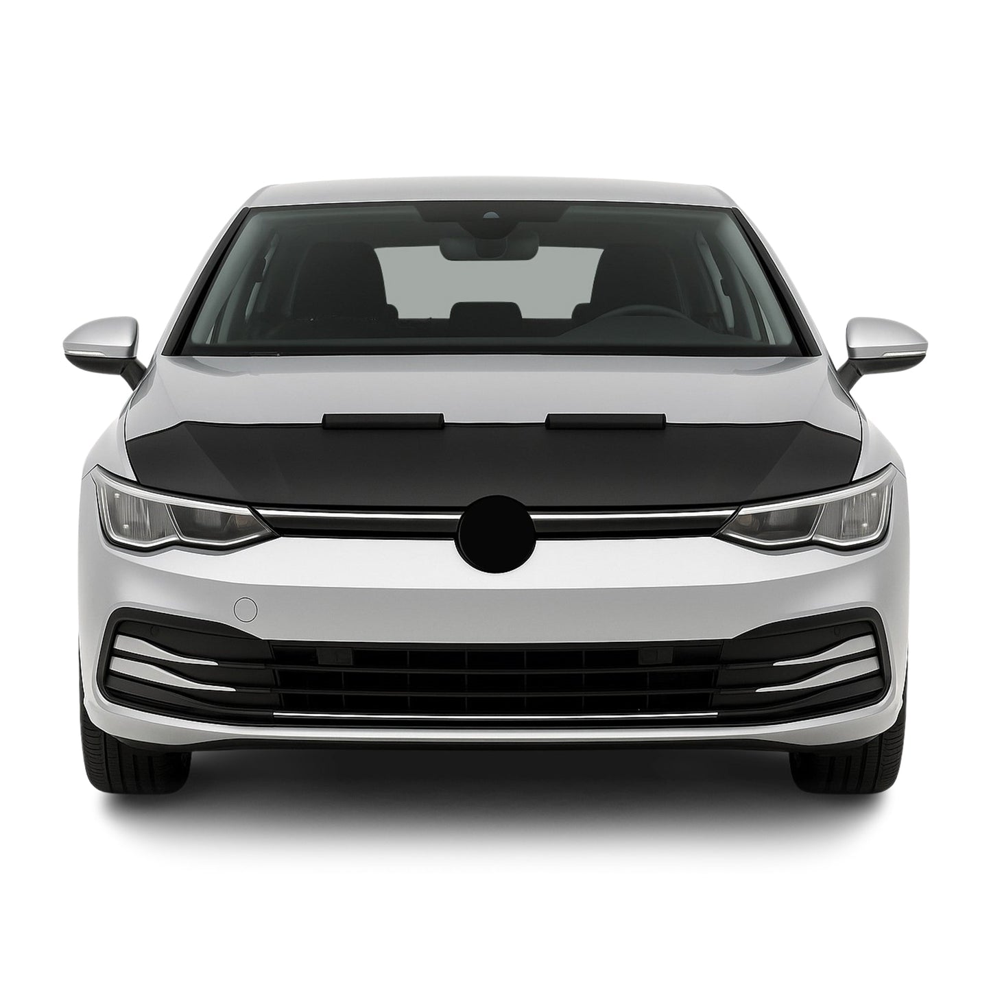 Haubenbra Steinschlagschutz Bonnet Bra für VW Golf 2019-2025 Schwarz Halb