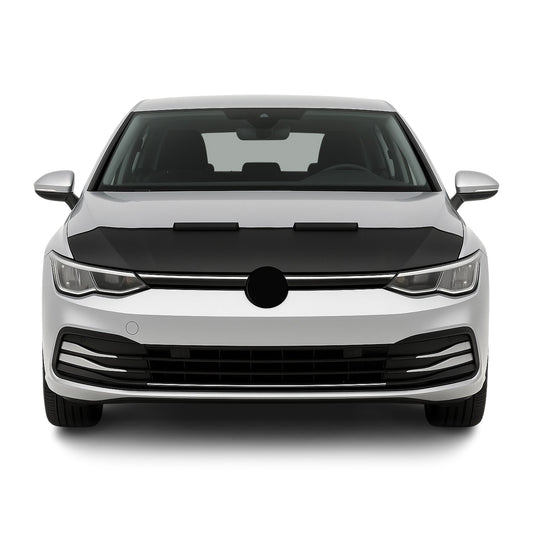 Haubenbra Steinschlagschutz Bonnet Bra für VW Golf 2019-2025 Schwarz Halb