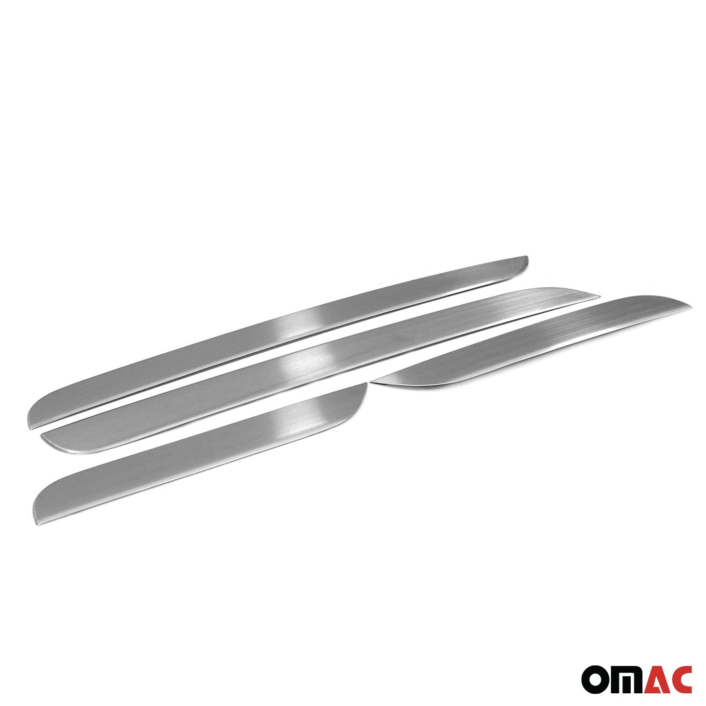 Protecții prag ușă pentru Citroen C3 HB 5D 2002-2009, oțel inoxidabil, argintiu, 4x