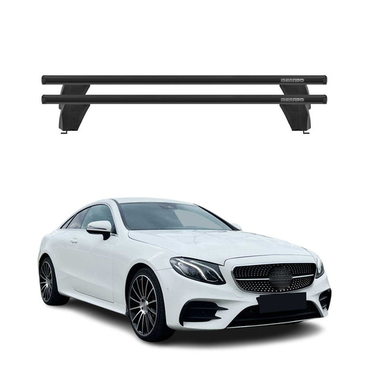 Menabo Dachträger für Mercedes E Klasse C238 Coupe 2017-2025 75kg Alu Schwarz 2x