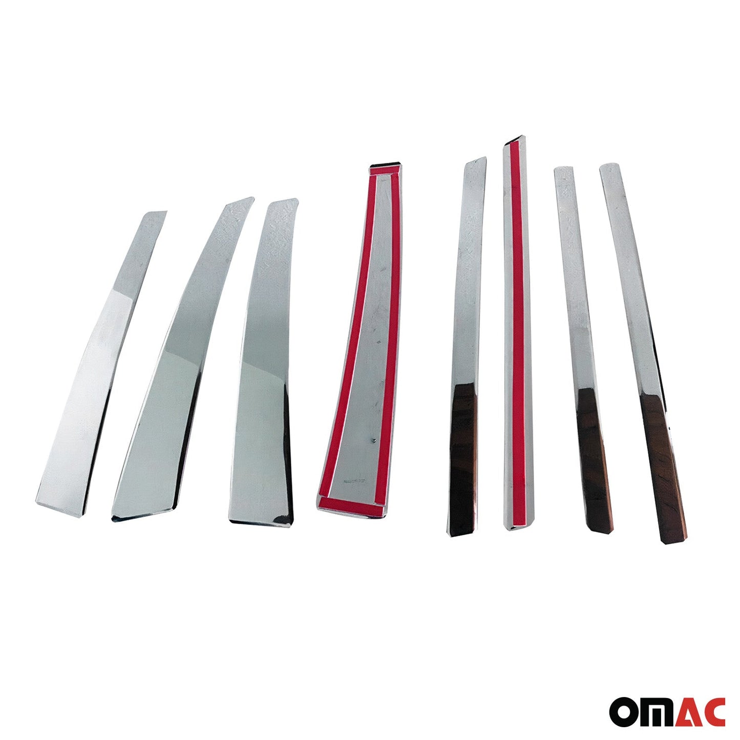 B-Säule Türsäulen Verkleidung für Suzuki Grand Vitara 2005-2015 Edelstahl 8tlg