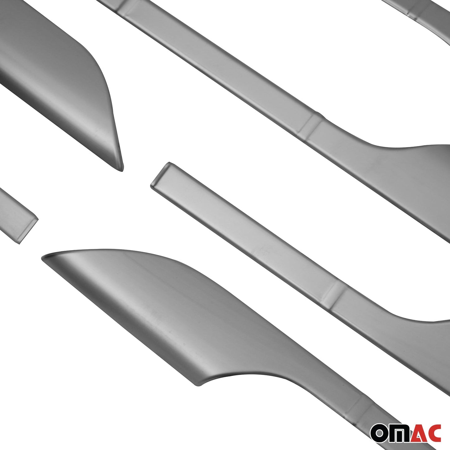 Seitentürleiste Türschutzleiste für Dacia Duster 2018-2021 Gebürstet Chrom 6x