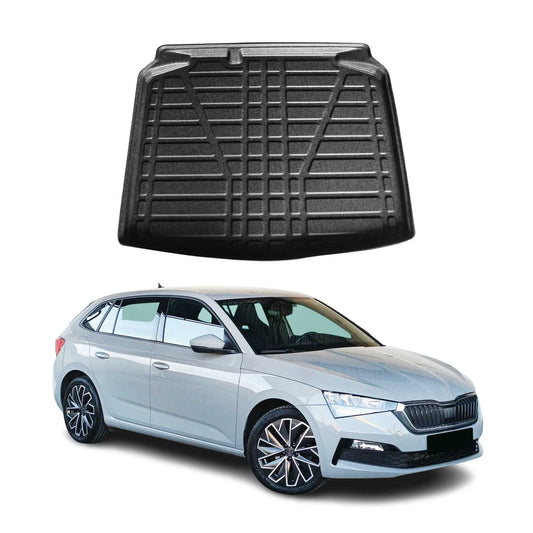 Protecție portbagaj/cargo pentru Skoda Scala 2019-2025, cauciuc TPE, negru