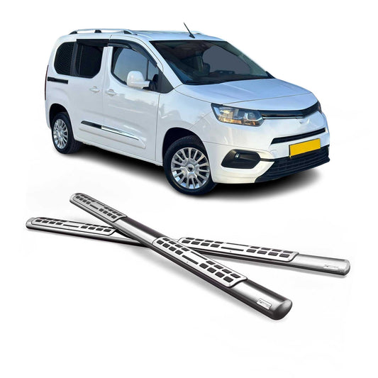 Stahl Seitenschweller Schwellerrohre für Toyota Proace 2016-2025 L3 Langer Grau