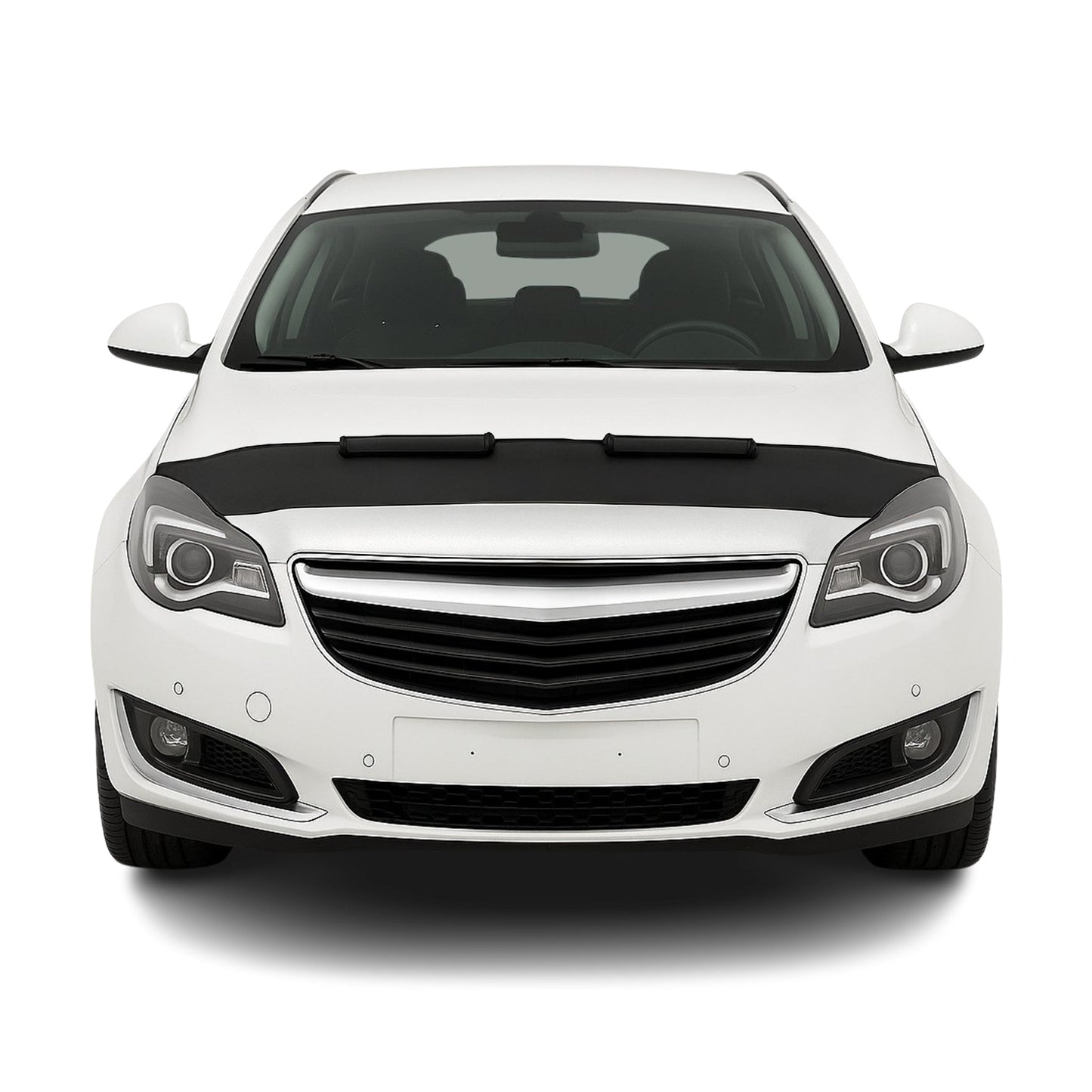 Haubenbra Steinschlagschutz Bonnet Bra für Opel Insignia 2008-2013 Schwarz Halb