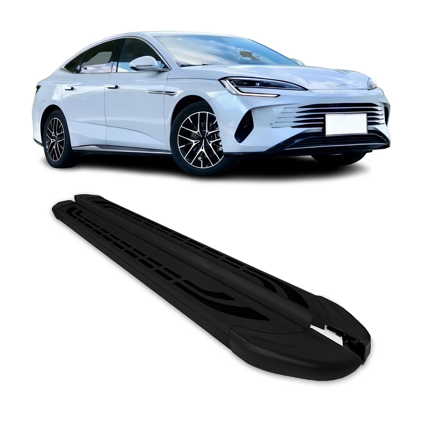 2023-2025 BYD Seal Trittbretter Seitenschweller Seitenbretter Aluminium Schwarz