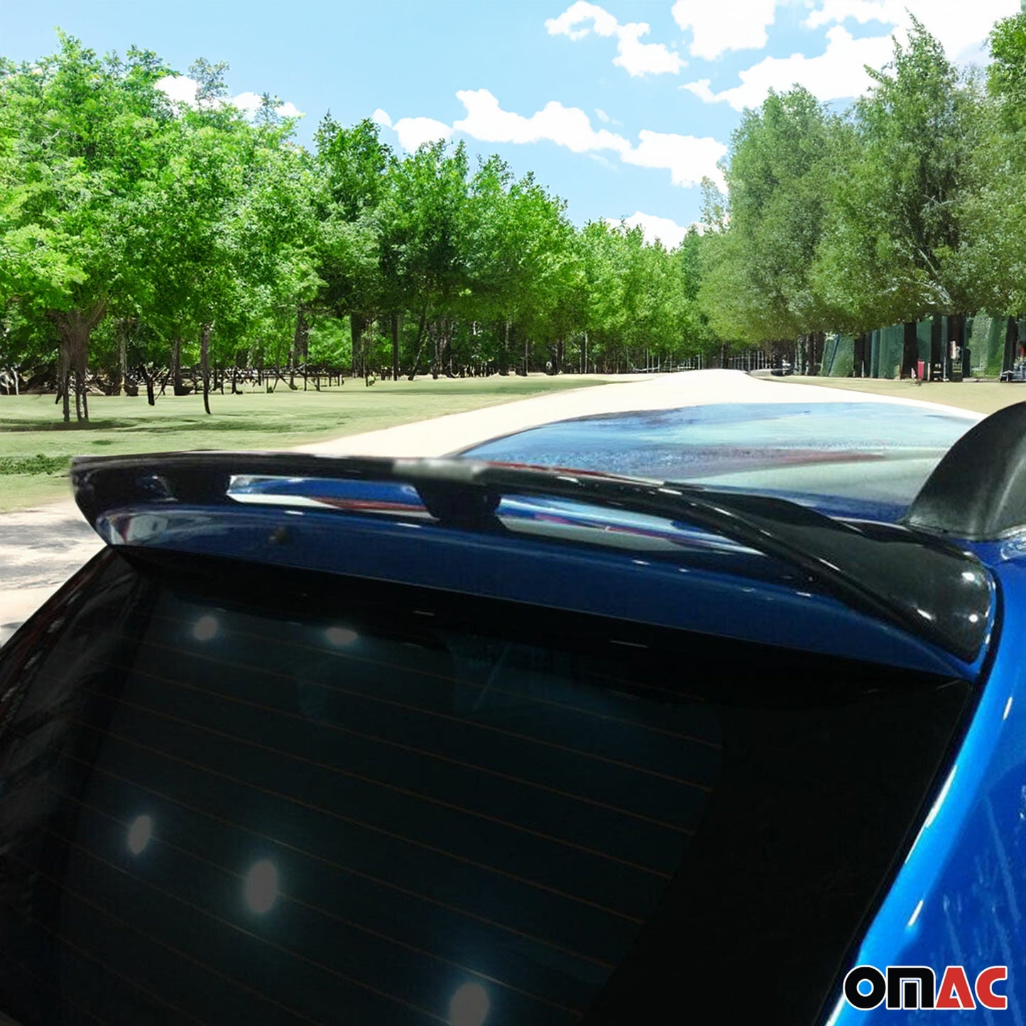 Heckspoiler Dachspoiler Hecklippe für Dacia Sandero 2012-2021 ABS Schwarz 1tlg