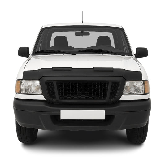 Haubenbra Steinschlagschutz Bonnet Bra für Ford Ranger I 2000-2006 Schwarz Halb