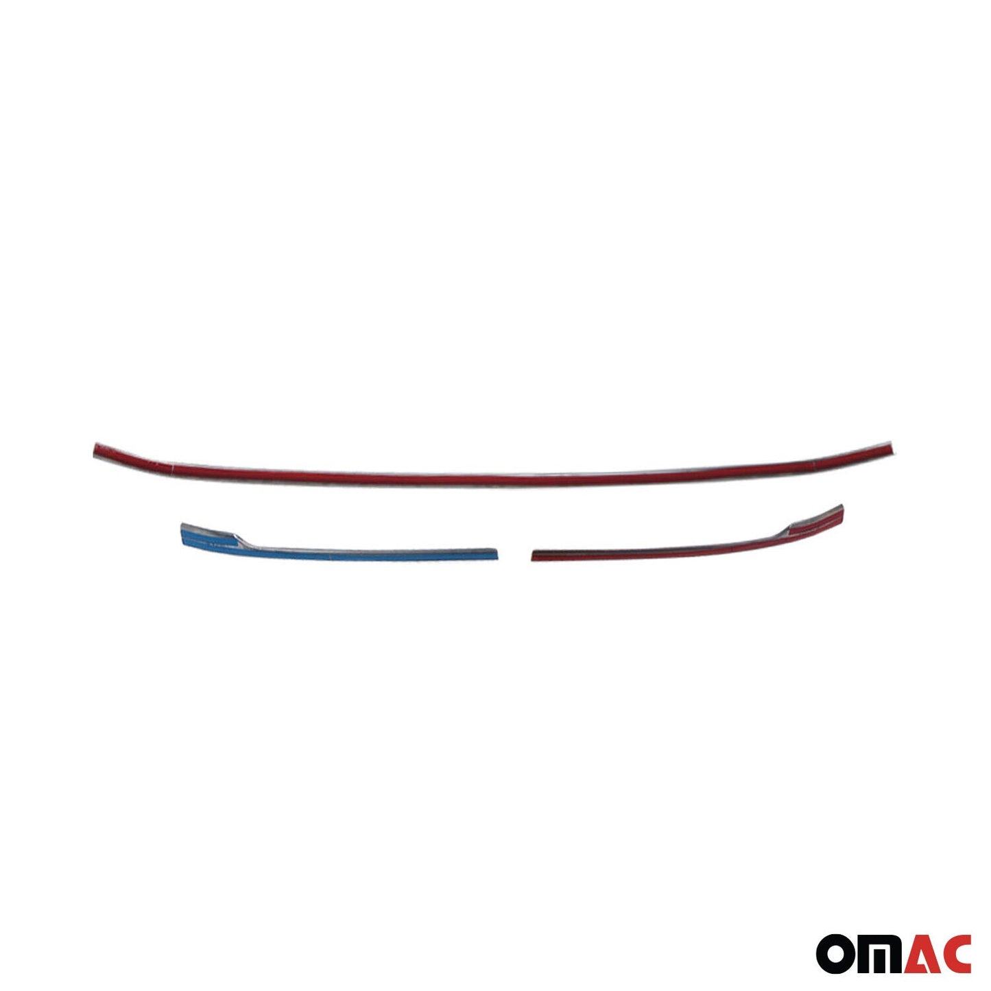 Kofferraumleiste Heckklappe Leiste für VW Passat 2014-2019 Edelstahl Dunkel 3tlg