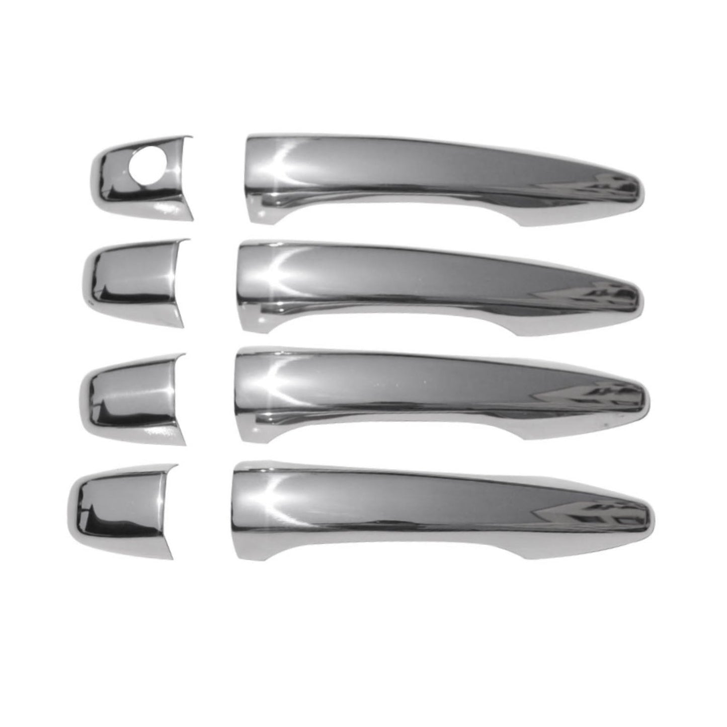 Capac mâner ușă, capace mânere ușă pentru Citroen C-Elysee 2012-2021 4 uși oțel inoxidabil 8x