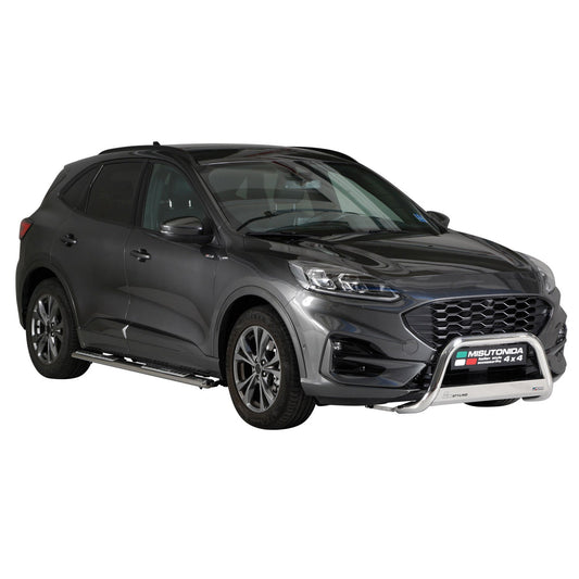 Bară de protecție/buton față pentru Ford Kuga 2019-2025, ø63mm, oțel, argintiu, protecție