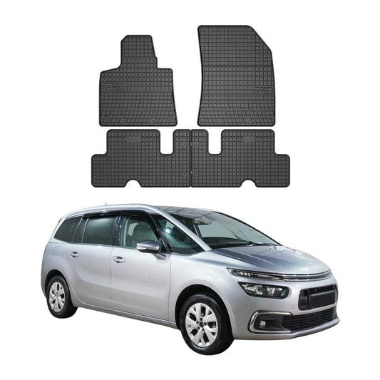 2018-2024 Citroen C4 Spacetourer Fußmatten TPE Schwarz 4 tlg
