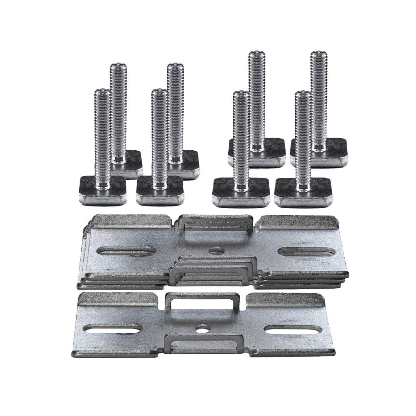 Zestaw adapterów T-slot firmy Menabo do montażu boxu dachowego Mania 320 Marathon (12x)