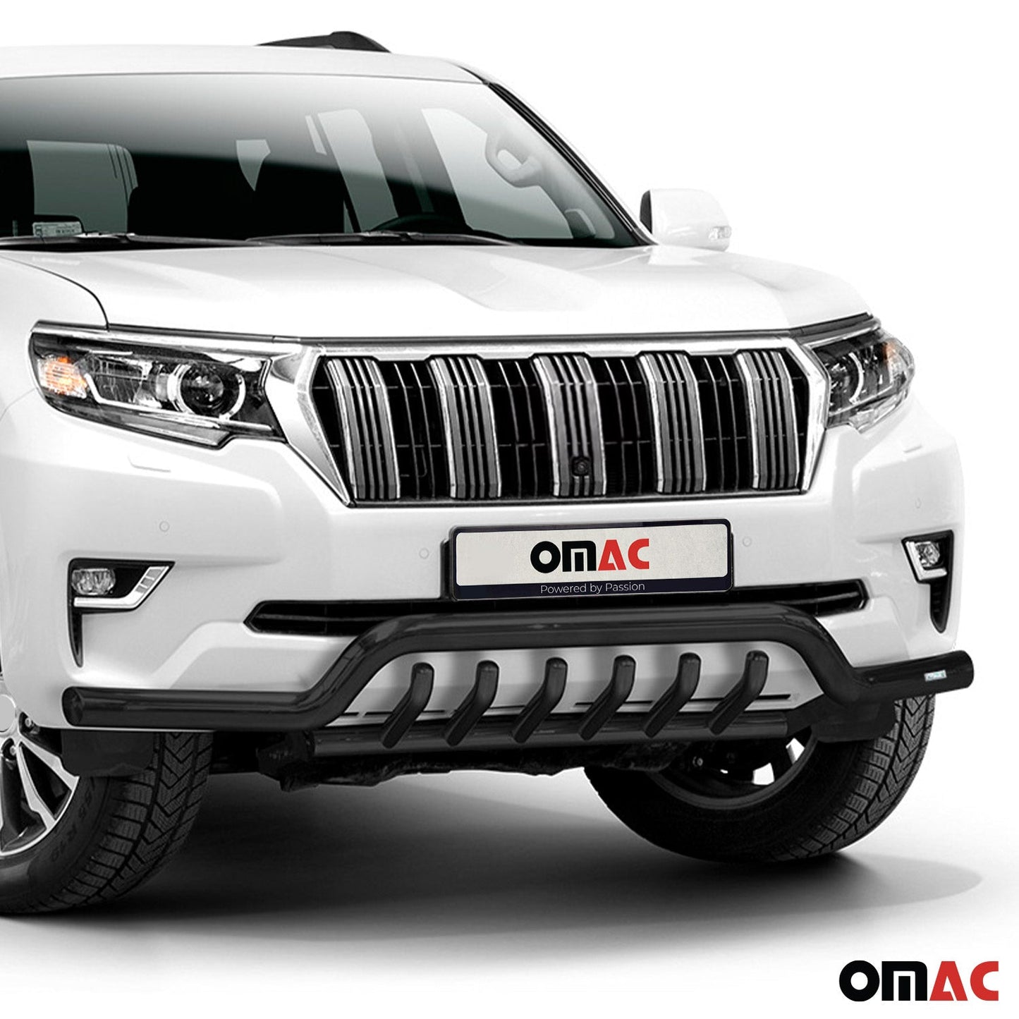 Frontschutzbügel Frontbügel für Toyota Land Cruiser 150 2017-2022 ABE Schwarz