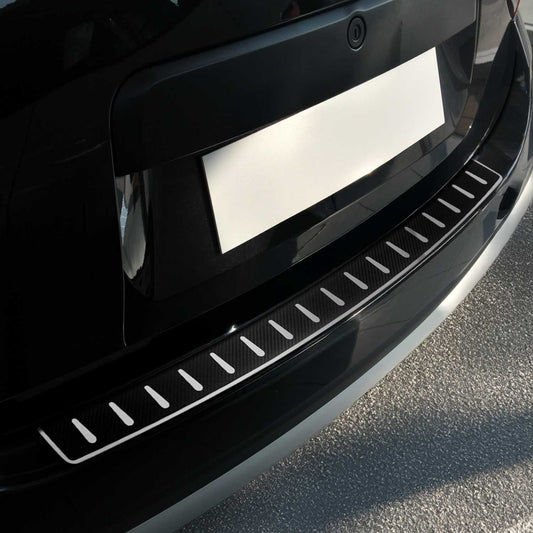 Protecție prag bara de protecție pentru Dacia Duster 2010-2017, folie cromată din fibră de carbon
