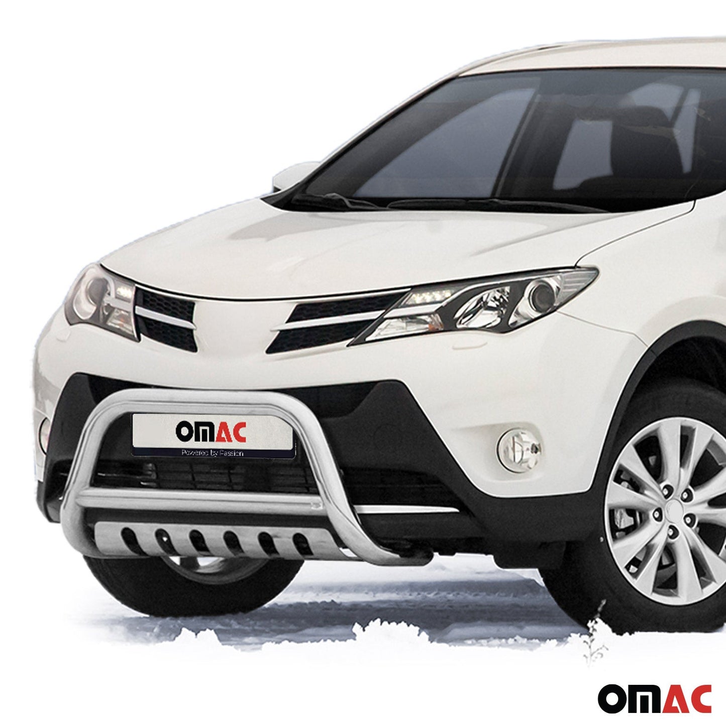 Bară de protecție/buton față pentru Toyota RAV4 2013-2015 cu ABE (omologare de tip germană) oțel inoxidabil argintiu