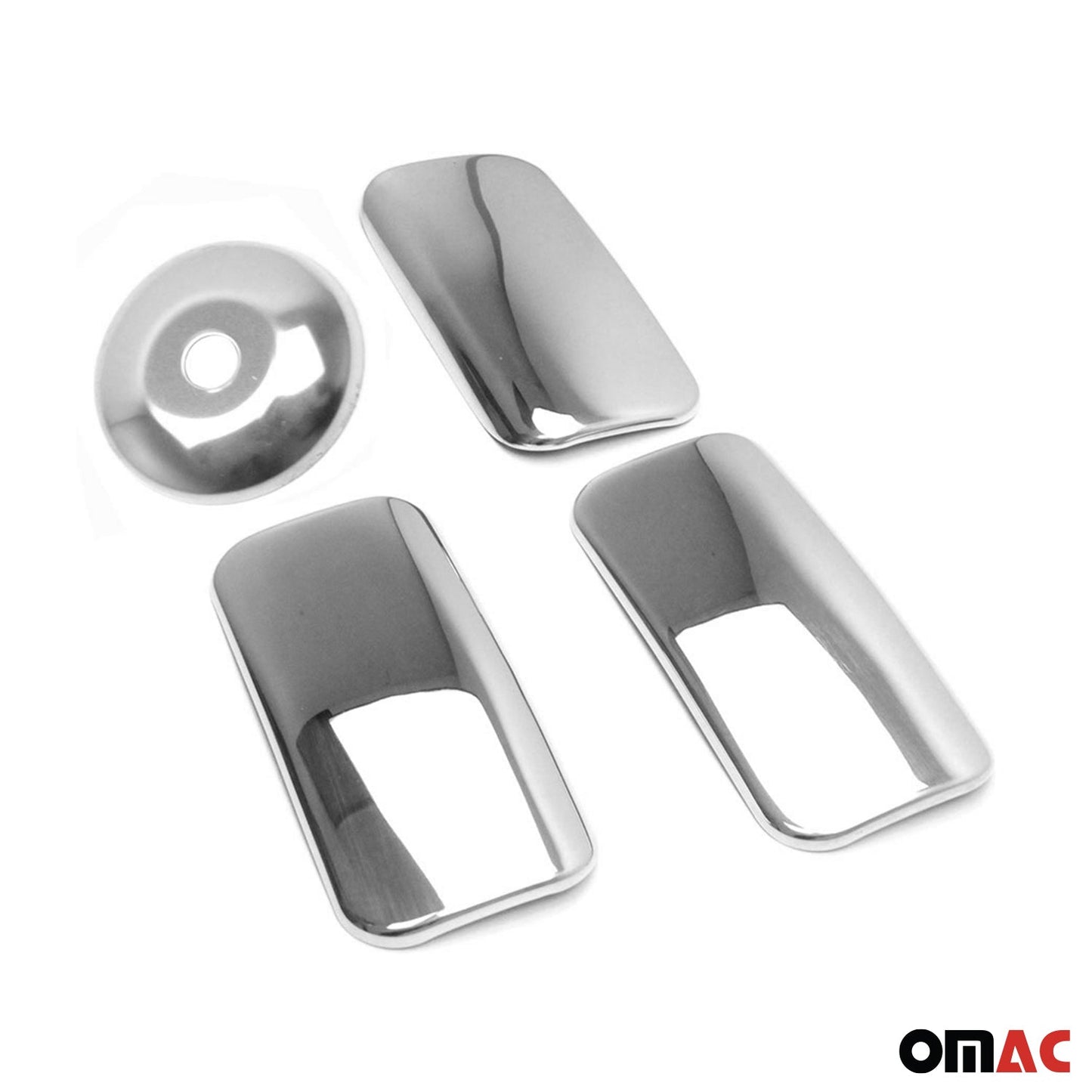 Ornamente mânere ușă, capace mânere ușă pentru Ford Transit 2000-2014 3 uși oțel inoxidabil, 4x