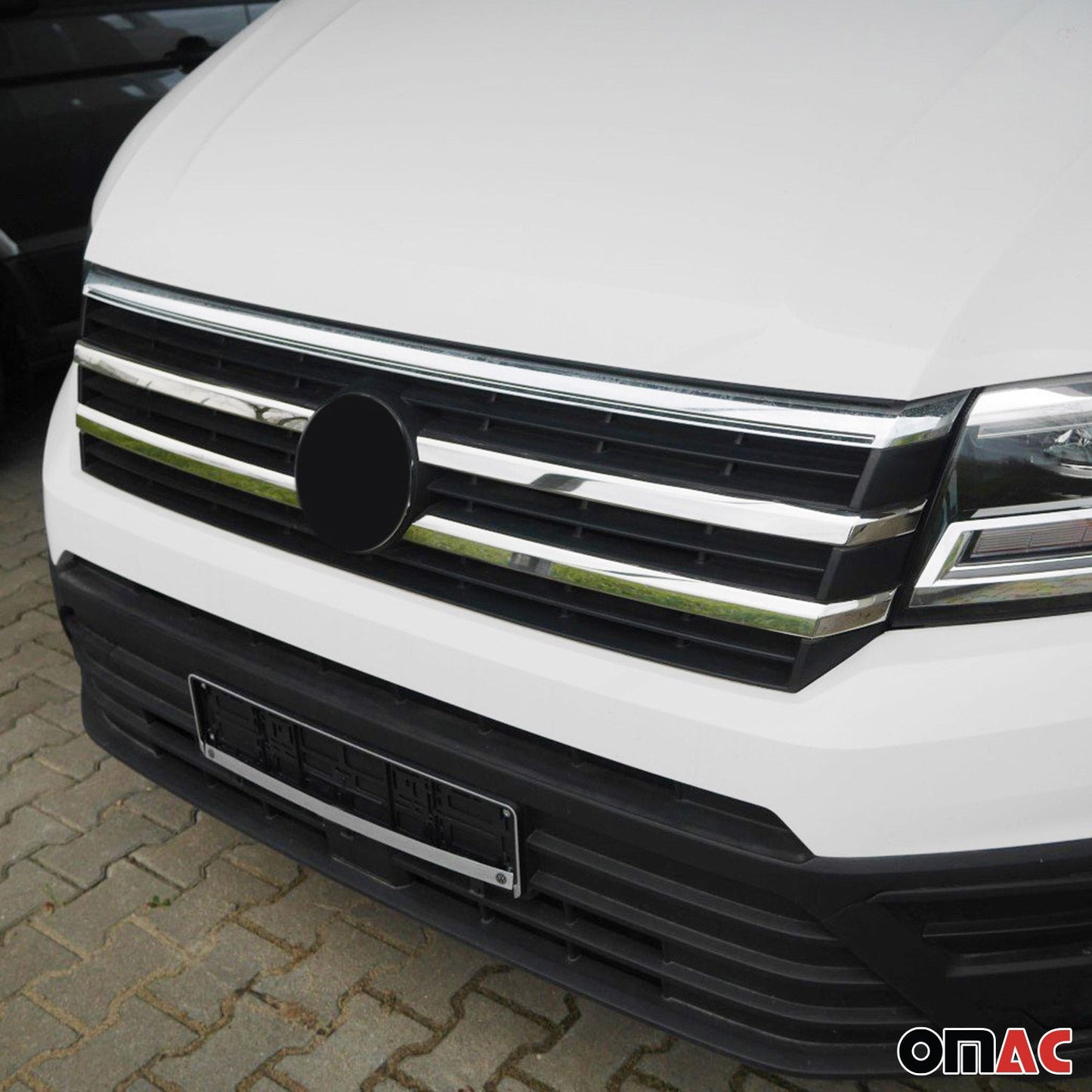 Kühlergrill Leisten Grillleisten für VW Grand California 2018-2021 Chrom 4x