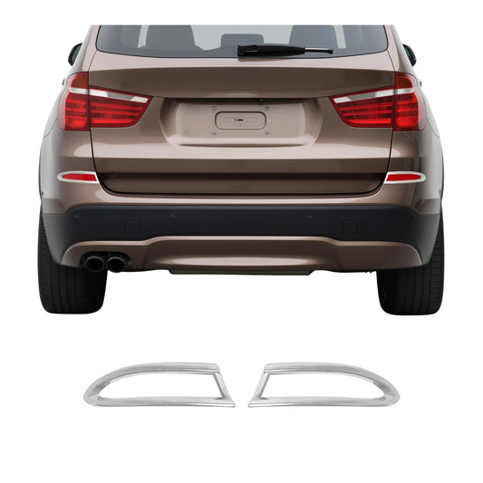 Nebelscheinwerfer Rahmen Umrandung für BMW X3 F25 2010-2013 Chrom ABS Silber