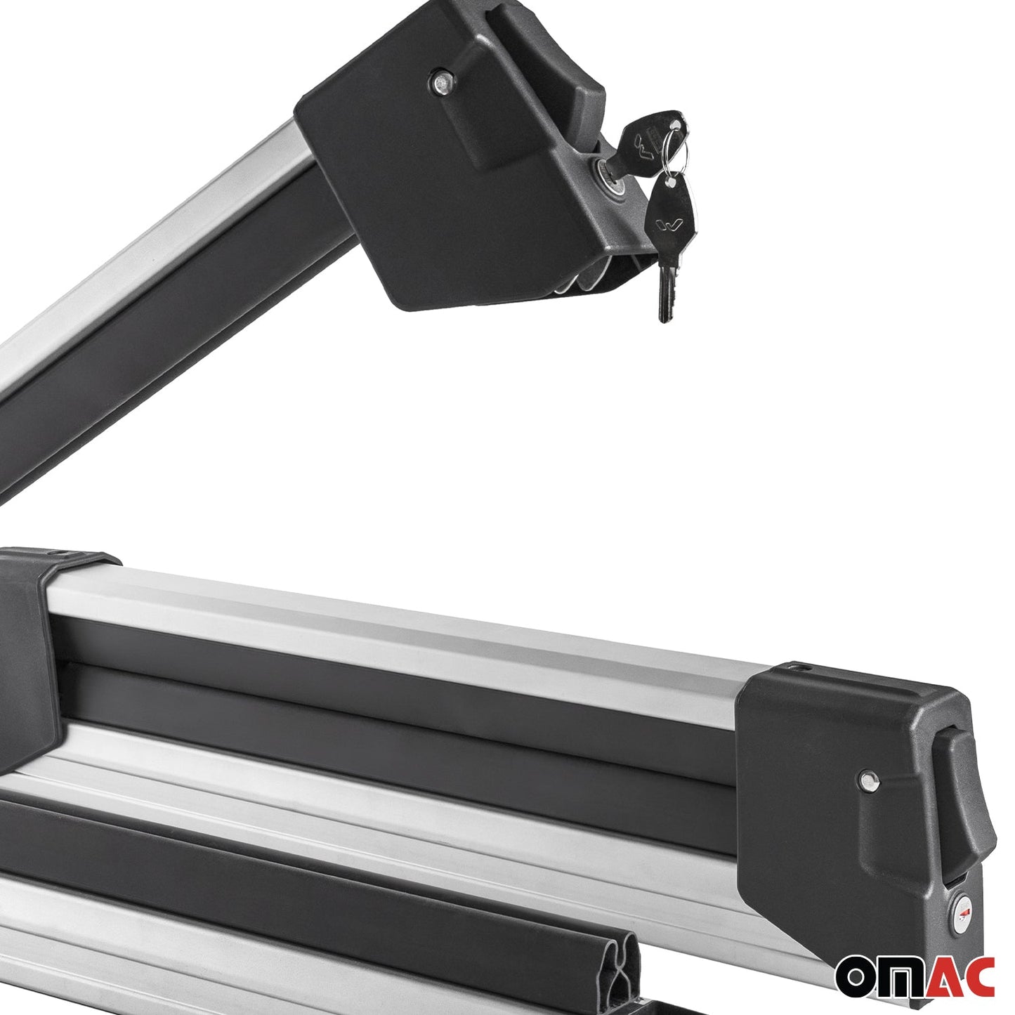 Menabo Skiträger Snowboard Träger Universal Abschließbar Schwarz 2x