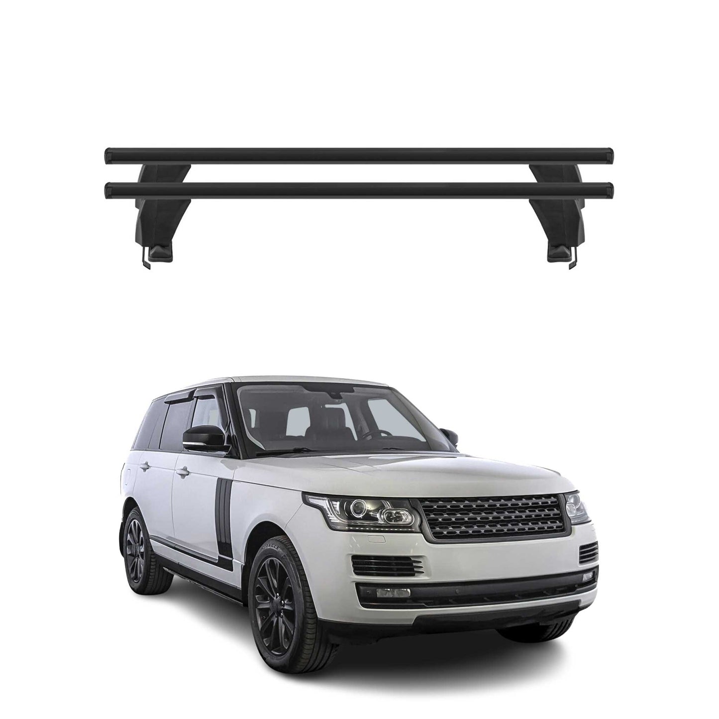 Menabo Dachträger Grundtäger für Range Rover L405 2012-2025 ABE Alu Schwarz