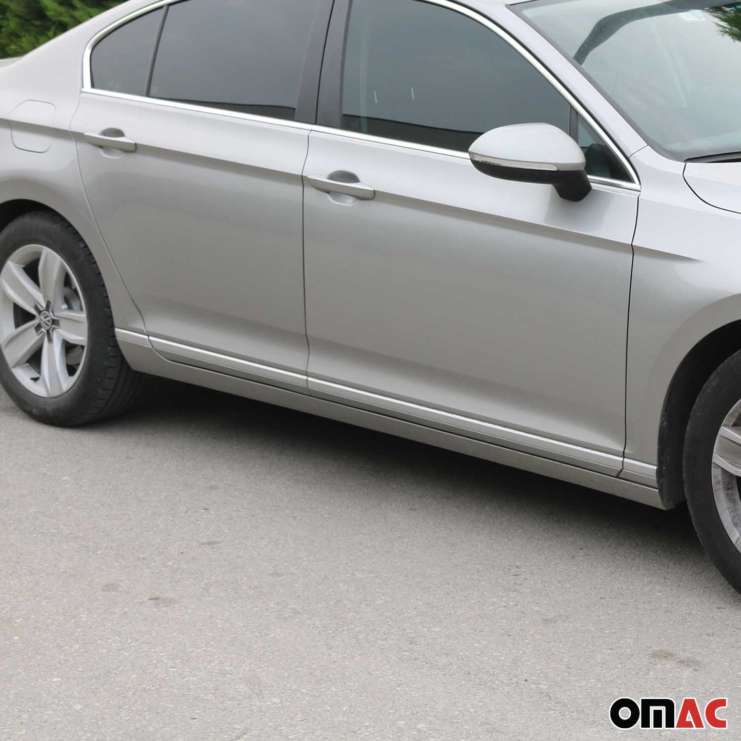 Seitentürleiste Türschutzleiste für VW Passat Alltrack B8 2014-2025 Edelstahl 8x