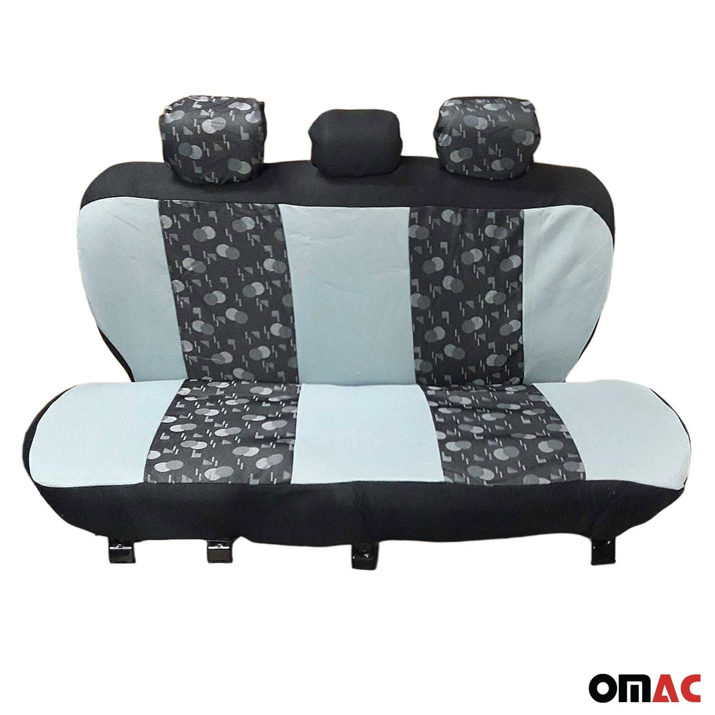 Schonbezüge Sitzbezüge für Renault Megan Clio Laguna Grau Vorne+Hinten 1+1+3