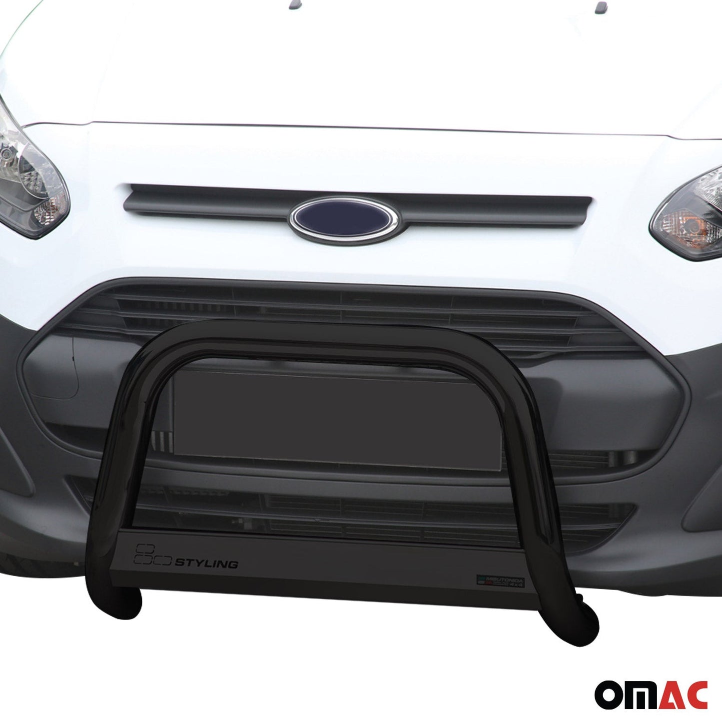 Bară de protecție/buton față pentru Ford Transit Connect 2013-2018 ø63 oțel negru