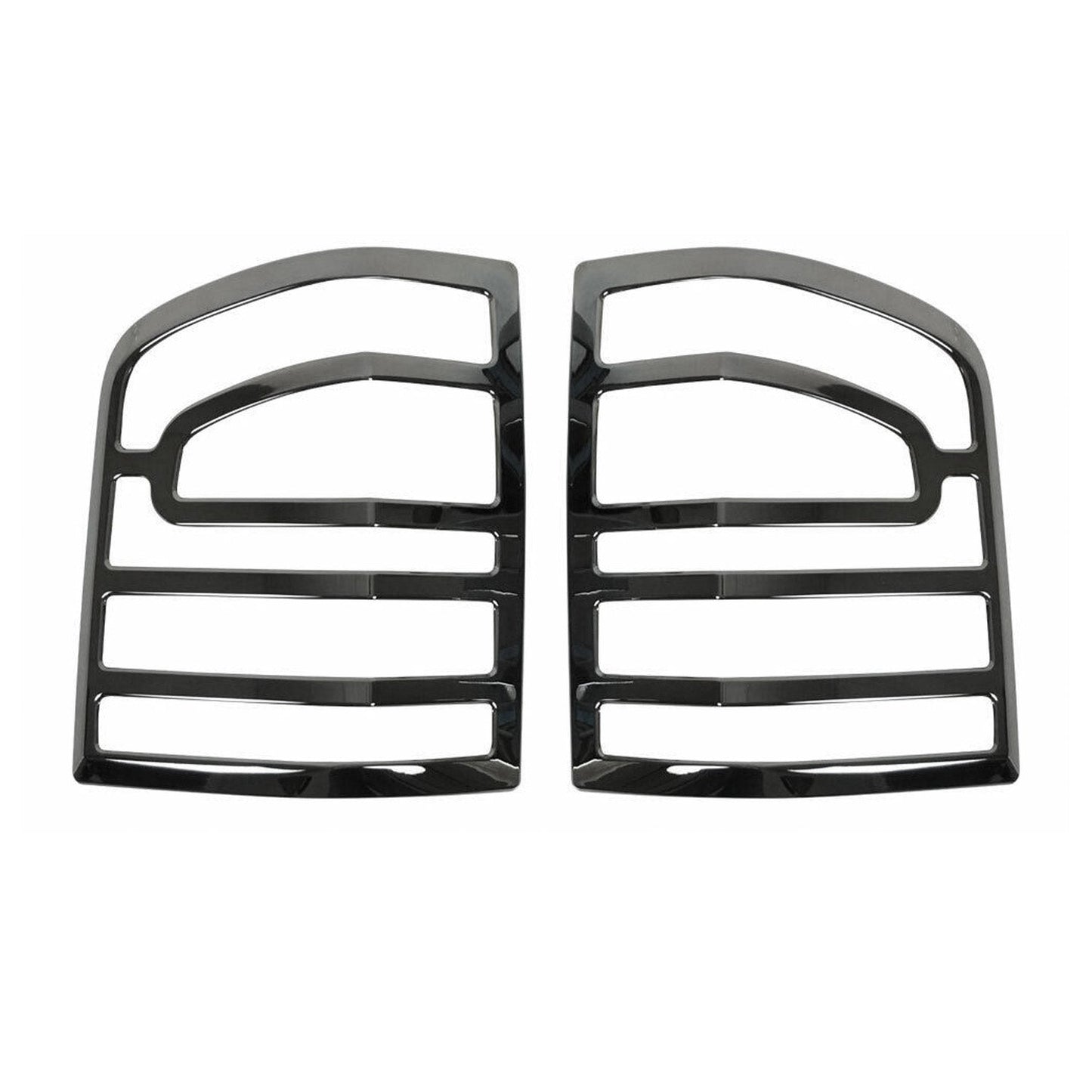 Stop Licht Rahmen für VW T5 Caravelle Multivan 2009-2015 Schwarz Abs Chrom