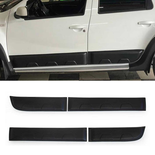 Türschutzleisten Seitenschutz 4x für Dacia Duster 2010-2018 ABS Schwarz 4tlg