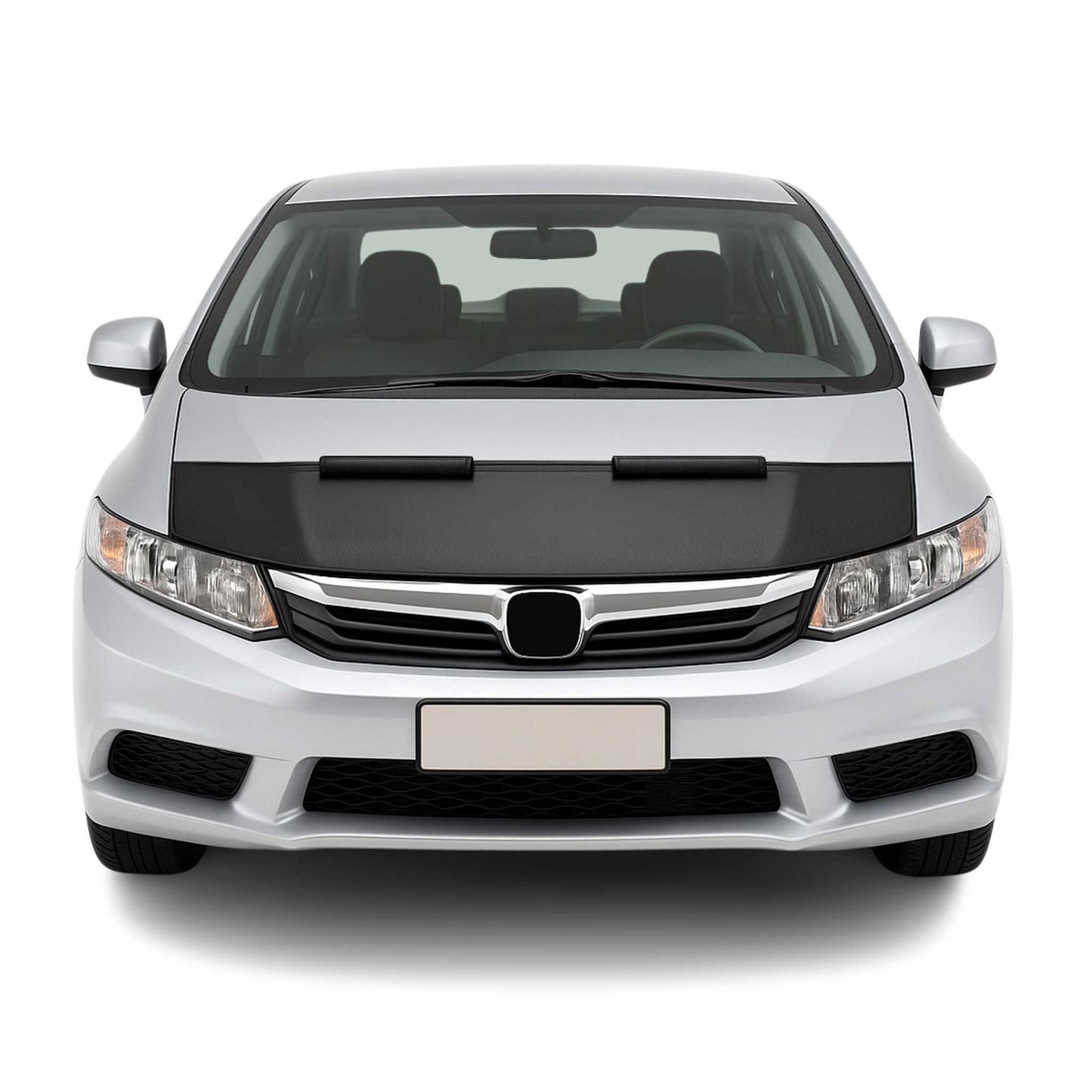 Protecție capotă auto pentru Honda Civic FB 2012-2015, jumătate neagră