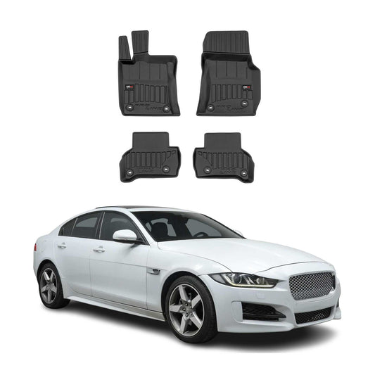 2015-2025 Jaguar XE Fußmatten TPE Schwarz 4 tlg