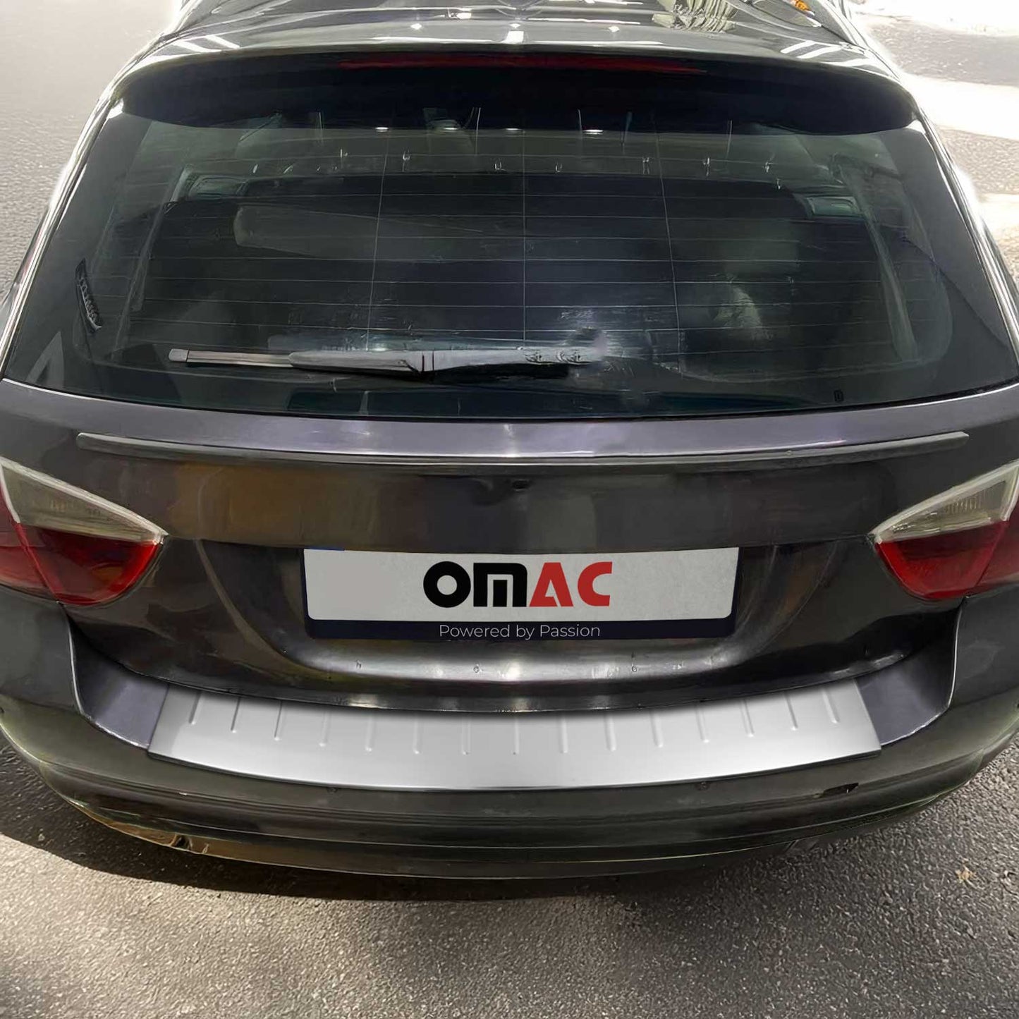 Ladekantenschutz Stoßstange für BMW 3er E90 E91 Touring 2008-12 Edelstahl Chrom