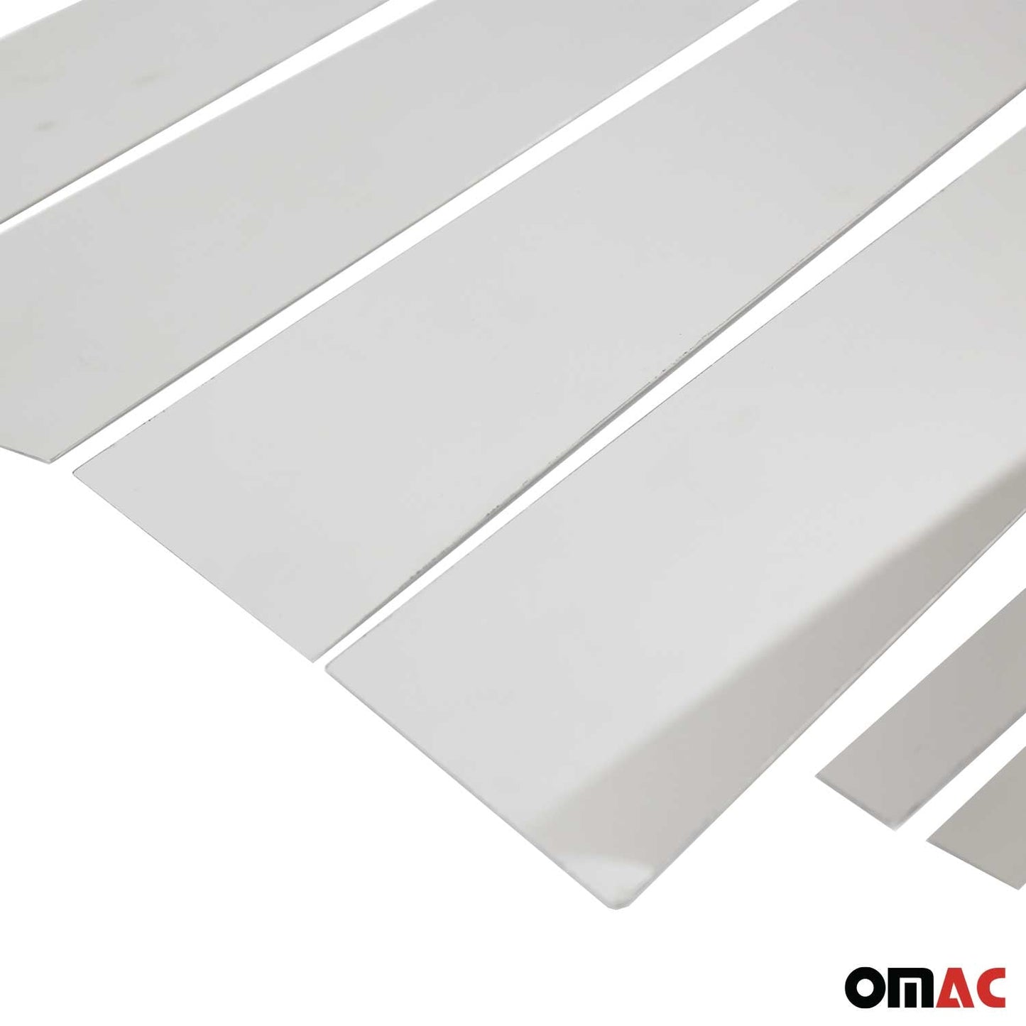 B-Säule Türsäulen Verkleidung für Opel Corsa F 2019-2025 Edelstahl Silber 6tlg