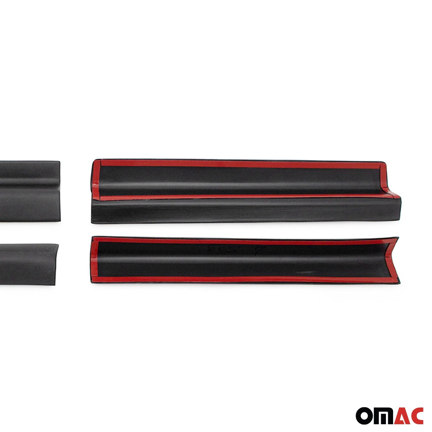 Ornamente prag uși pentru VW Caddy 2015-2021 ABS negru set 2 piese