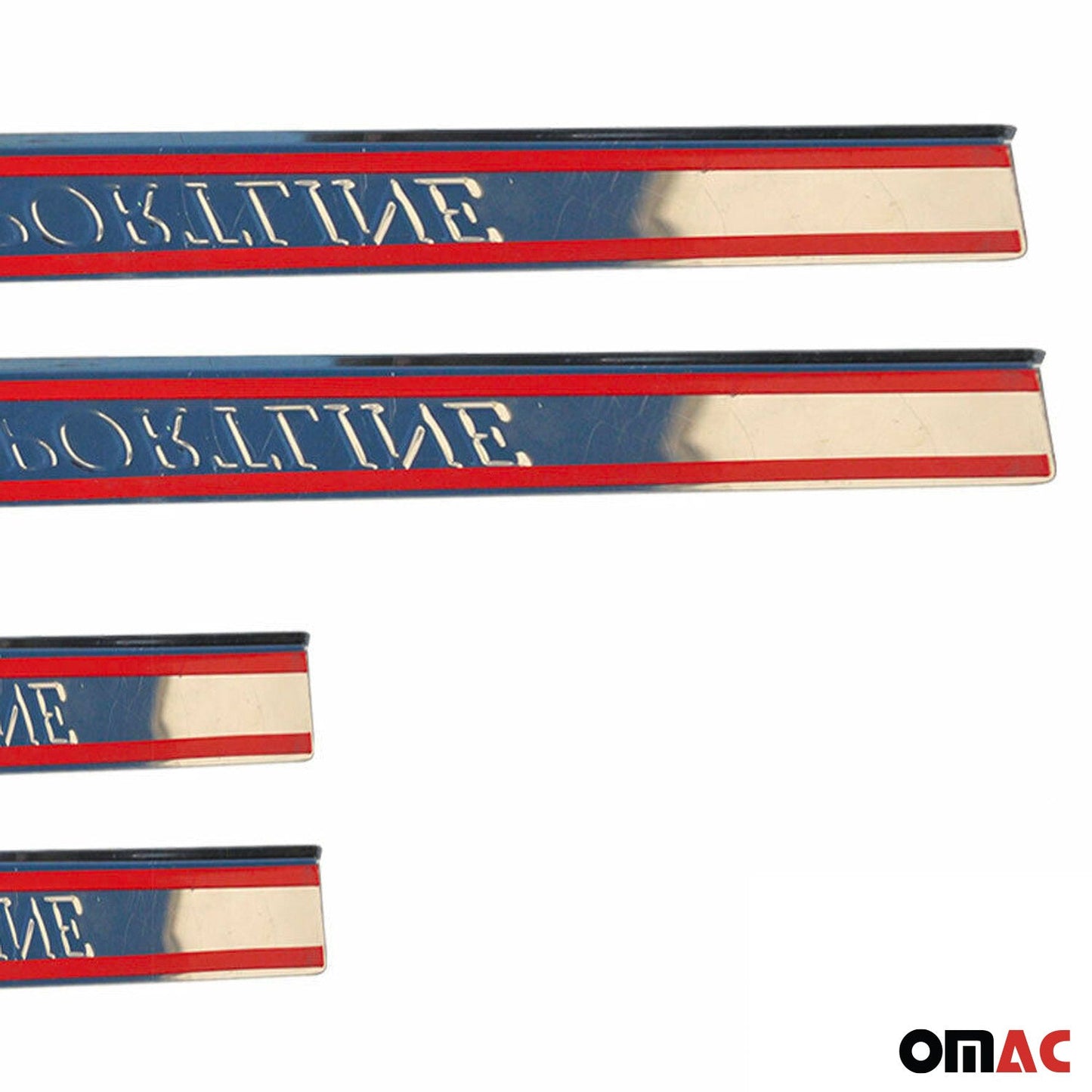 Ornamente prag uși pentru VW Touareg 2002-2010, oțel inoxidabil, argintiu, set 4 piese