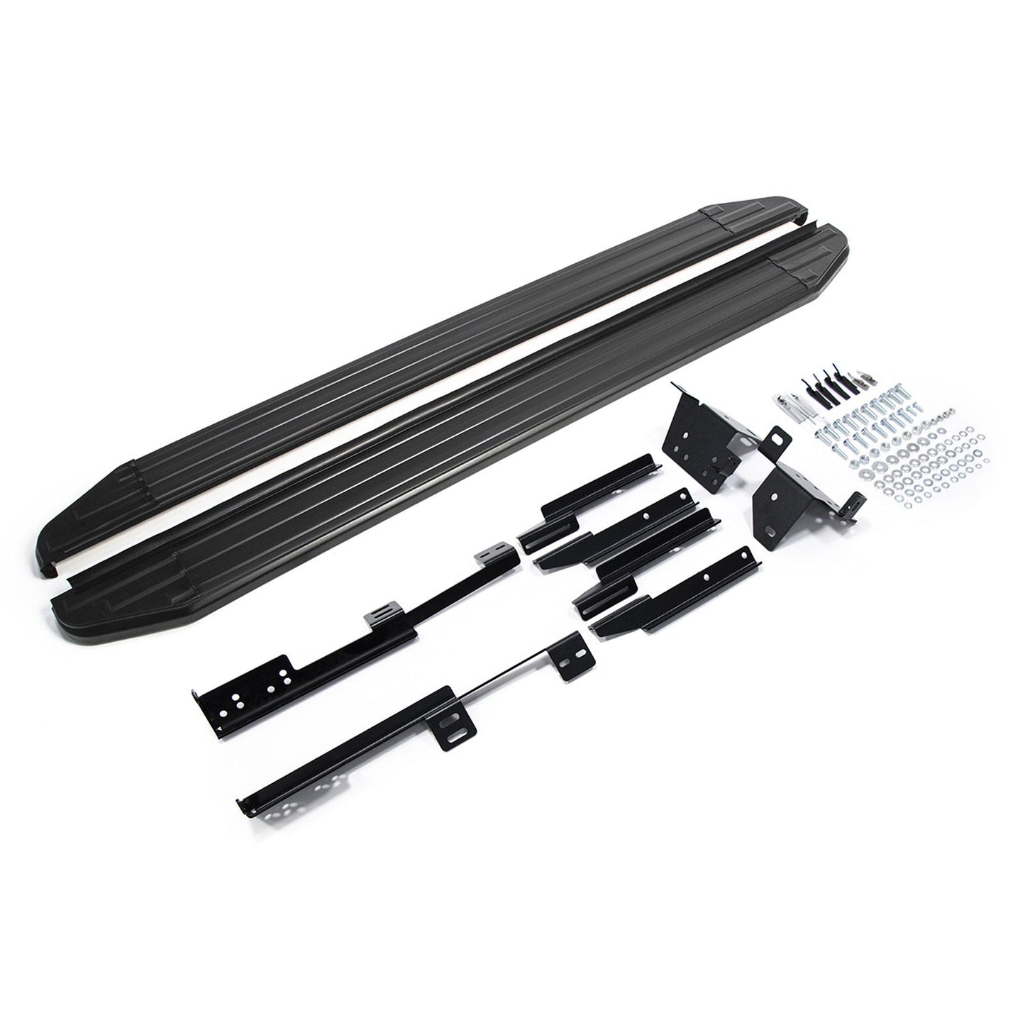 Trittbretter Seitenschweller für Nissan Qashqai 2013-2018 Alu Schwarz ABE