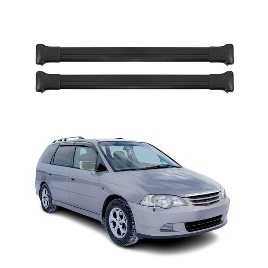 Portbagaj de plafon pentru Honda Odyssey 1999-2003 75kg aluminiu negru 2 buc